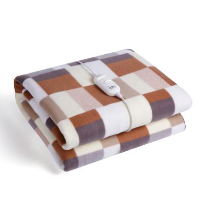 China PORTABLE CE GS 220V Custom Electric Blanket Heating Fleece Under Blanket With Fitted for sale