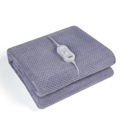 China Anti-pilling new design Coral Fleece Electric Blanket with SAA plug for bedroom for sale