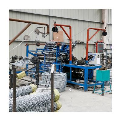 China Construction Most Efficiency Automatic Cyclone Chain Link Wire Mesh Making Machine Manufacturer Supply for sale