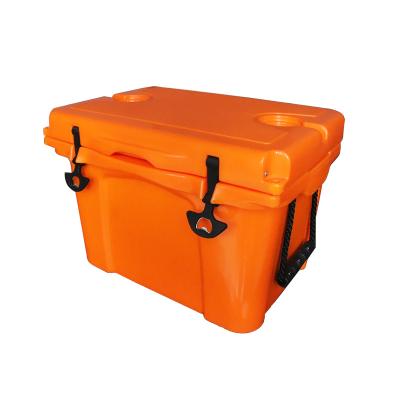 China YETl Custom Plastic Insulated Outdoor Rotomolded Portable Ice Cooler 25L Cooler Storage Cooler Box for sale