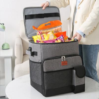 China Insulated Trolley Incubator Hot-selling Border Outdoor Large Capacity Cooler Box With Wheels Ice Chest Picnic Bag Spot for sale