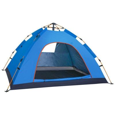 China New Design Durable 3-4 Person Tent Hangkong Dome Pop Easy Quick Set Up Family Tent For Camping for sale