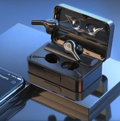 China Noice Canceling True Mini Auricularis Earbuds Wireless TWS Earbuds Stereo LED Display With Mirror Case In Wholesale Price for sale