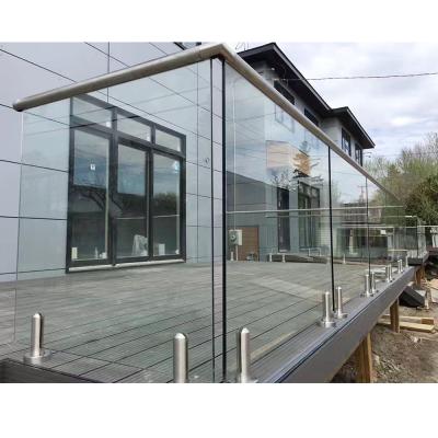 China VIKO Modern Customized Stainless Steel Indoor Glass Railing Outdoor Swimming Pool Fence for sale