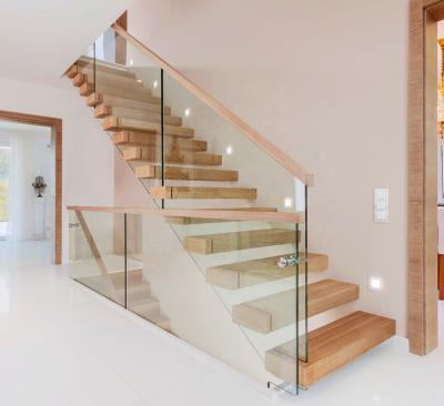 China 2019 New Design Floating Staircase VIKO Modern Glass Floating Staircase for sale