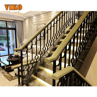 China Wrought Iron Staircase VIKO 2019 Marble Treads Staircase Design for sale