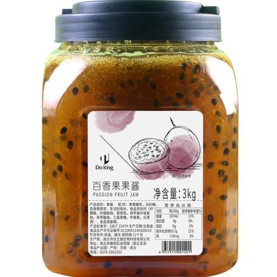 China Professional Manufacturer Premium Concentrated Passion Fruit Jam 3kg Passion Fruit Jam for sale