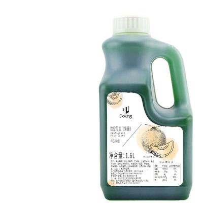 China Beverage Doking Sweet Fruity Taste Concentrate Fresh Cantaloupe Syrup for sale