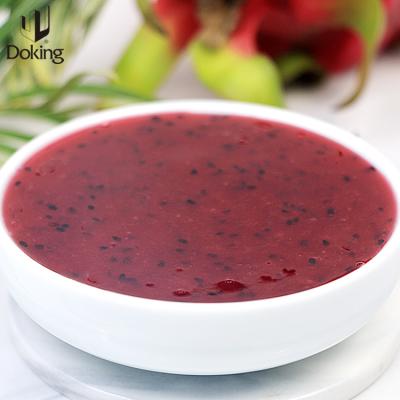 China Dragon Fruit Puree Jam Preserves Fruit / Pitaya Fruit Prure Room Temperature Storage Canned Fruit Jam for sale