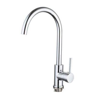 China Kitchen Top Sense Faucets Cupboard Tall Sink Hot And Cold Water Mixer Tap Faucet With Ceramic Cartridge for sale