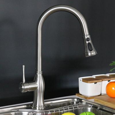 China Sense Faucets Single Handle Pull Out Kitchen Sink Mixers Faucets Taps Griferia Faucets for sale