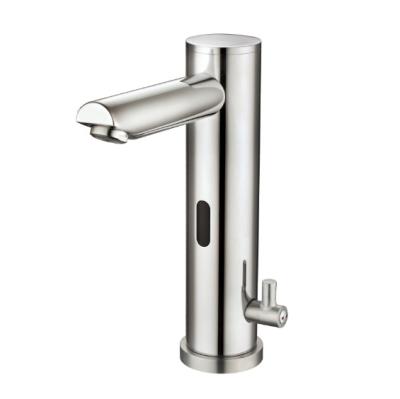 China Sense Faucets Bathroom Water Faucet Basin Faucets Deck Mounted Sensor Faucets for sale