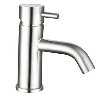 China Metered Faucets Sanitary Ware Wash Basin Bathroom 304 Stainless Steel Basin Faucet Mixer Tap for sale