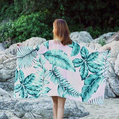 China Super 80x160cm QUICK DRY Cotton Beach Towel Water Absorbent And Quick Drying for sale