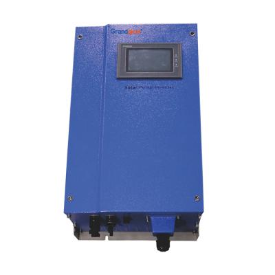 China GALVANIZED LEAF SHELL 7.5kw LCD 380vac solar water pump solar inverter for irrigation system for sale