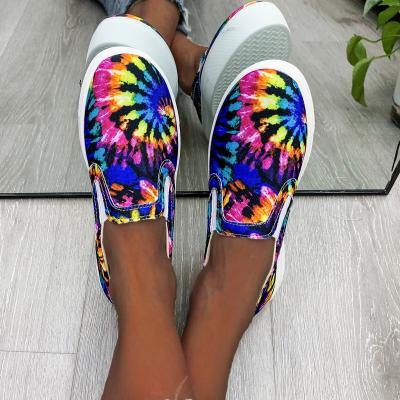 China CUSHIONING Wholesale New Round Head Flat Shoes Women's Canvas Casual Shoes for sale