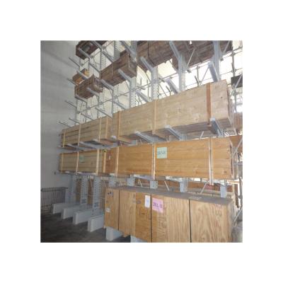 China Strong Corrosion Protection Multi-Lattice Warehouse Storage System Indoor Cantilever Rack For Timber for sale