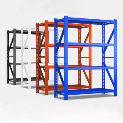 China Display Stand Customized Load Capacity 100-500KGS /layer Industrial Warehouse Storage Rack Boltless Storage Rack for sale