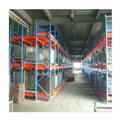 China Hot Sale Corrosion Protection Pallet Storage Warehouse Cold Room Storage Push Back Rack for sale