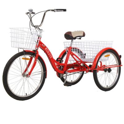 China Adult Human Tricycles Factory Popular High Quality 20 Sale 24 Inch Tricycle Adult Human Tricycles for sale