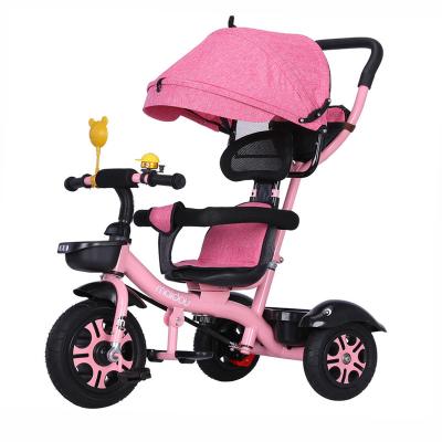 China LED headlight tricycles for kids tricycle for kids tricycles with sun shade for baby ride on china toy child tricycle for sale