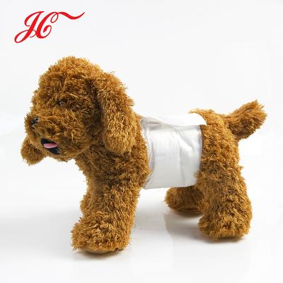 China Durable Absorbent Anti Small Dog High Double Adjustable Pet Soft Diaper for sale