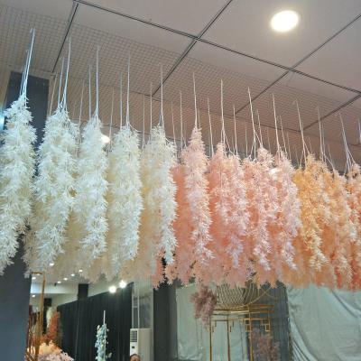 China Hot Sale Colorful Beautiful Colorful Grass Hanging Silk Mist Artificial Frost For Home Decoration for sale