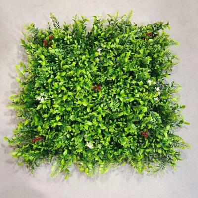 China Indoor Outdoor UV Fire Retardant Artificial Decor Wall Panel Green Grass Plant Garden Nature Grass Wall Artificial Wall for sale