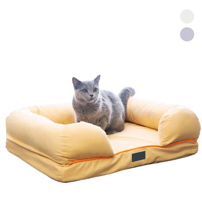 China Fashion Multifunctional Organic Removable Memory Foam Worry Novelty Cooling Soft Pet Bed for sale