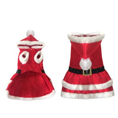 China Sustainable pet dogPet clothes Christmas skirt pet clothes and accessories dog pet clothes new for sale