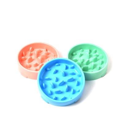 China Sustainable Pet Products New Pet Products Bowl Plastic Slow Food Dog Anti ChokingPet Bowls And Feeders for sale