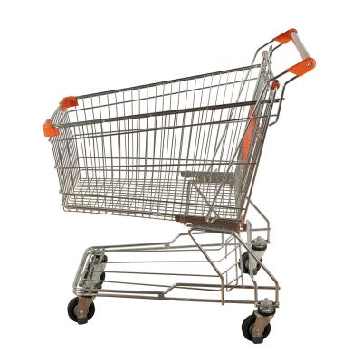 Cina Metallo di compera Mesh Cage Powder Coating di grande capacità del carrello 125L del supermercato di successo di stile dell'Asia in vendita