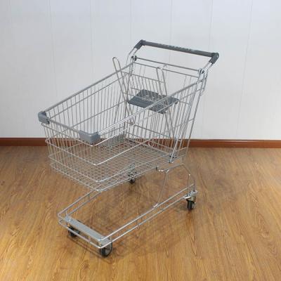 China 125L Australia Customer Personal Shopping Carts For Supermarket  Supermarket Shopping Trolley for sale