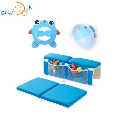 China 4 Pcs Sustainable Baby Bathing Products Bath Kneeler And Elbow Rest for sale