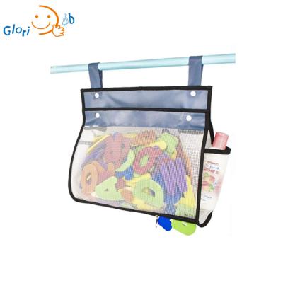 China Viable Quick Dry Polyester Kids Baby Bath Toy Storage Hanging Organizer for sale