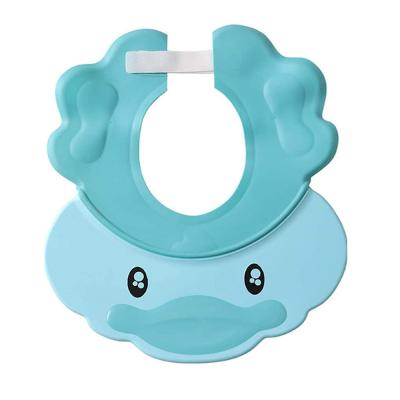 China Waterproof, Lightweight Stocked, and Easy to Clean Adjustable Duck Shampoo Bathing Hat for sale