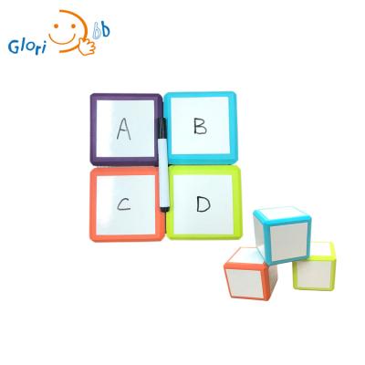 China Amazon Hot Sale Eco-friendly Material Kids EVA Educational Cube Toys With Pen Learning Games For Children for sale