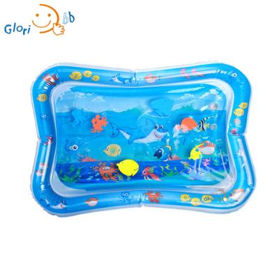 China Non-Toxic Inflatable Baby Water Mat Upgrade Leakproof Tummy Time Inflatable Playmat Fun Time Stimulation Toys For Infant Toddlers Newborn Boys for sale