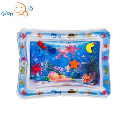 China Non-Toxic BPA Free Tummy Time Octopus Baby Water Mat For 3 6 9 Months Newest Baby Time Newborn Activity Fun Inflatable Play Mat for sale