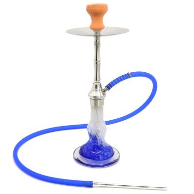 China Smoking Narguile Narguile Factory Design Current Luxury Blue Bottle Stainless Steel Tobacco German Sheesha Hookah Shisha for sale