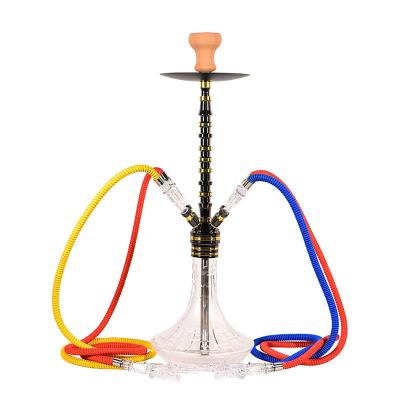 China Hookah Hookah Hokah Luxury High End Shisha Logo German Stainless Steel Hookah Smoking Free Shisha With Four Hose for sale