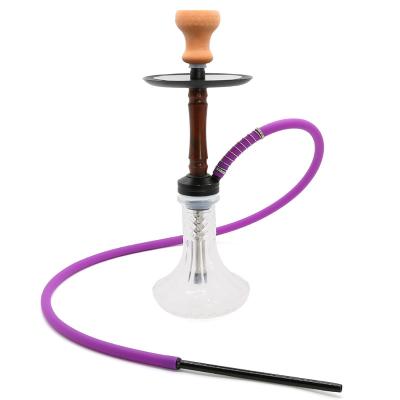 China Modern Factory Custom Good Quality Ceramic Bowl Hookah Shisha Chicha Aluminum Smoking Narguile Narguile With Single Hose for sale