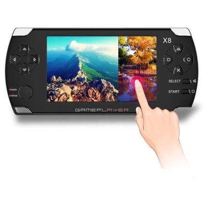 China WAV Support Most Selling X8 New Product Design Touch Screen Portable Game Console Support TV Directly for sale