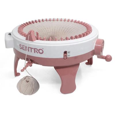 China Plastic Scarf Kids Knitting Machines 40 Stitches Circular Knitting Machines 40 Automatic Lazy Hand Knitting Machine Toy Diy Artifact for sale