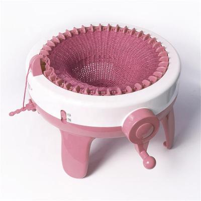 China Plastic Toy Knitting Machine Scarf Sweater Hat Bangs Circular Lazy Knitting Machine Artifact Knitting Machine (48 Needles) for Kids for sale