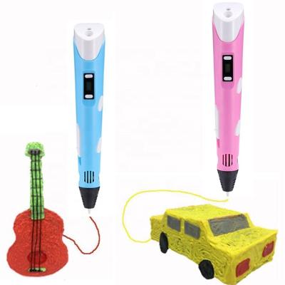 China 2022 Amazon Best Selling Professional Plastic 3D Printing Pen With LED Display for sale