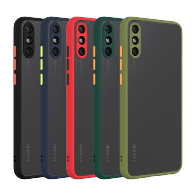 China Matte Mobile Accessories Smoke Matte Full Cover PC TPU Android Phone Protective Case For Huawei Appreciate Mate 30 pro 20 10 9 10e Y8p Y7p for sale