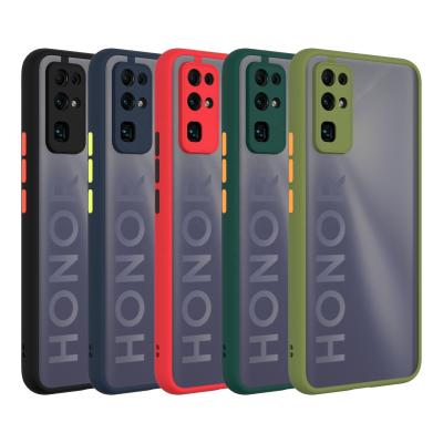 China Trendy Design Translucent Matte Full Cover Protective PC Mobail Hard PC Phone Case For Huawei Honor 30 30S 20 pro X10 5G Max 9A 9C for sale