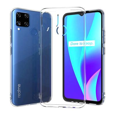 China 2.0mm Thickness Phone Case Factory 2.0mm Clear TPU Back Cover For Oppo REALME 8 8 PRO F19 PRO PLUS A9 2020 A5 2020 A11X A7 A5S A12 A11K for sale