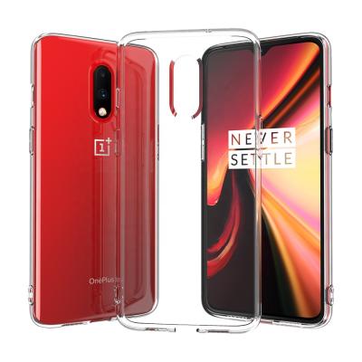 China 2.0mm Thickness Plain 2.0mm Lucent Mobile Phone Cover Silicone TPU Mobile Phone Accessories Clear Case For OnePlus 7 Nord 8 7T pro 5G McLaren 6T 6 for sale